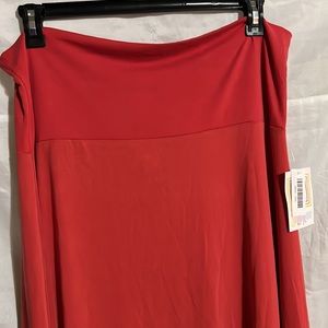 LulaRoe Red Maxi Skirt, Size 2XL NWT MAKE AN OFFER!!!